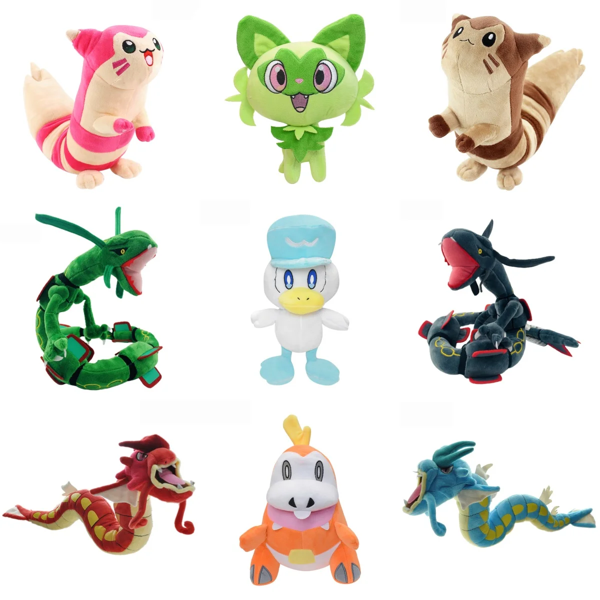 

Мягкая игрушка в виде покемона Пикачу, плюша, спригатито, куксли, фуррет, Рэй Каза, гиарадос, аниме фигурка, кукла, подарок на Рождество