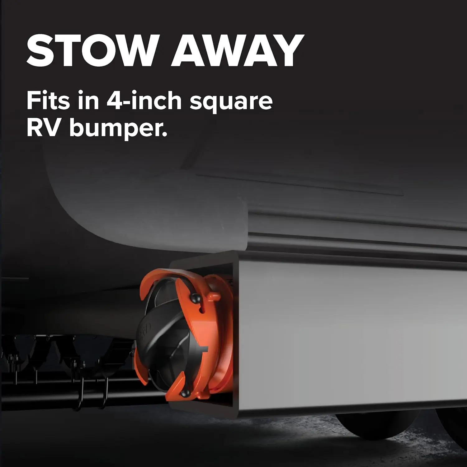 Camco RhinoFLEX 20-Ft Camper/RV Sewer Hose Kit-Features Clear Elbow Fitting w/Removable 4-in-1 Adapter-Connects to 3&rdquo; Slip