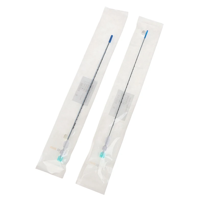 Disposable Thoracic Drainage Catheter Chest Tube With Trocar PVC Drainage Catheter Thoracic Drainage Tube Thoracic Fr8/Fr14