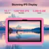 10.1 Inch Tablet for Kids, Android 13, Octa-Core, 4G LTE Dual SIM, Parental Control, 12GB RAM(6+6 Expand)/128 GB Storage 6