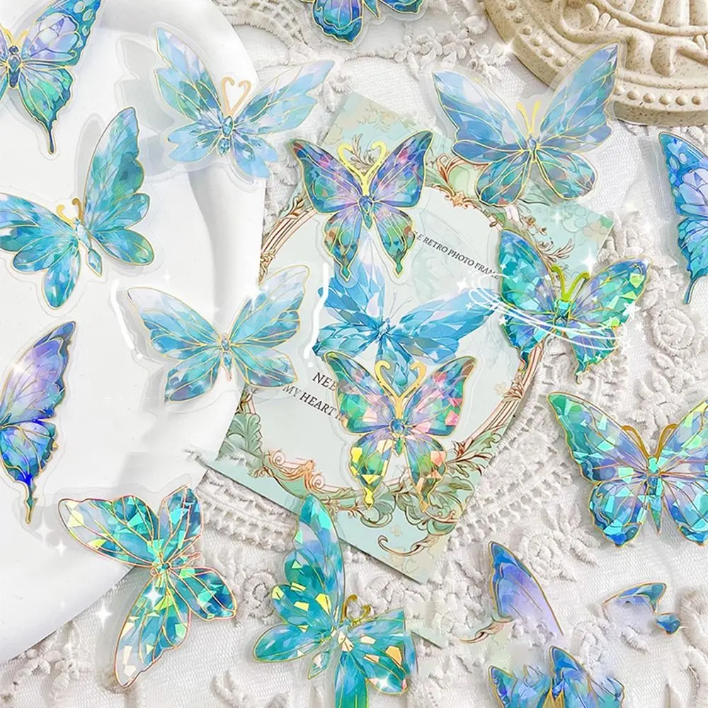 

20 шт./упаковка, наклейки-бабочки для домашних животных