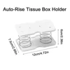 Automatic Tissue Box Tissue Dispenser Spring Loaded Tissue Holder Office Home Kitchen Toilet Bracket Organizer for Living Room 2