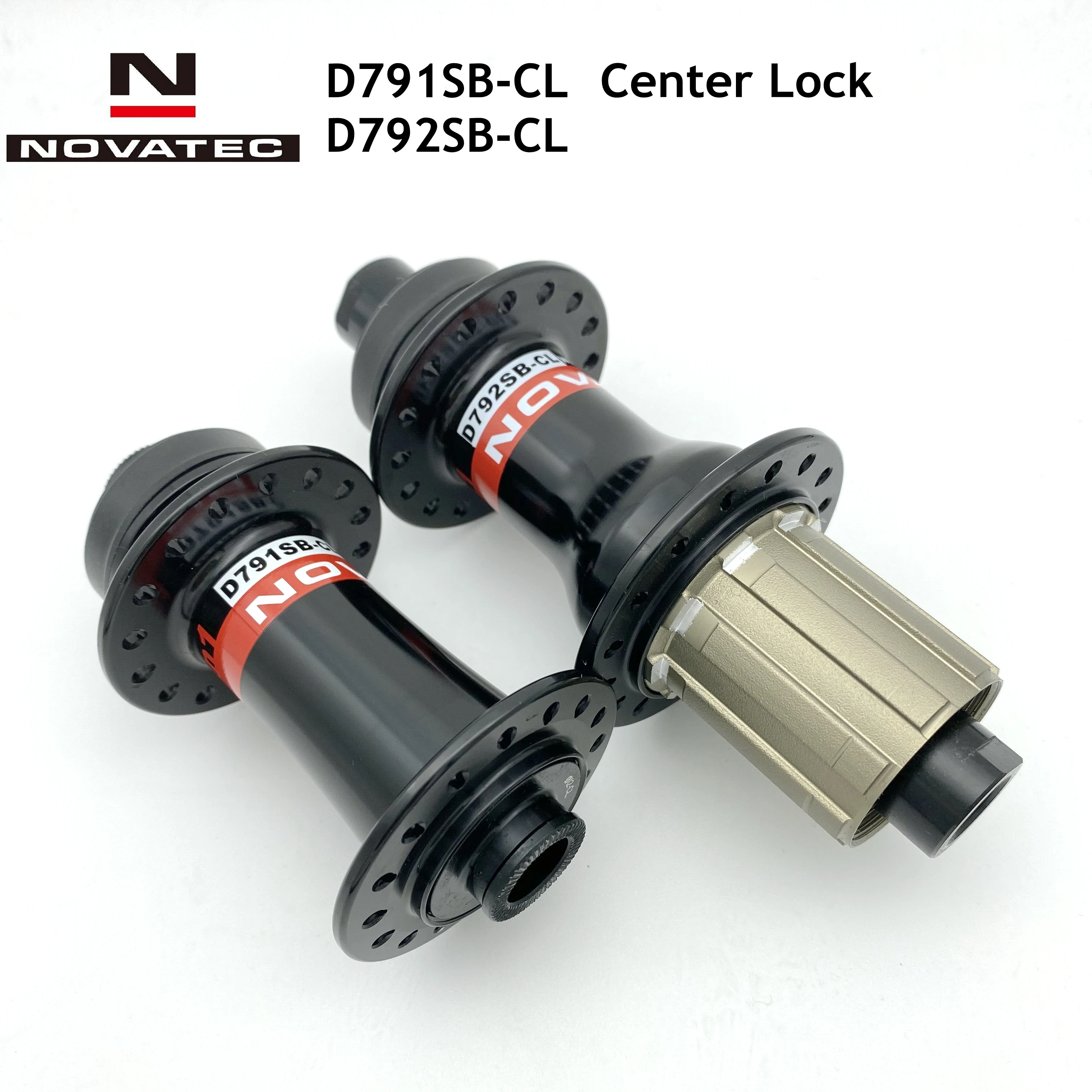 Novatec D791Sb-Cl D792Sb-Cl Road Disc Brake Center Lock Mozzi Anteriore Qr/12Mm/15Mm Posteriore Qr/12Mm Cube Freehub Hg Xd Xdr
