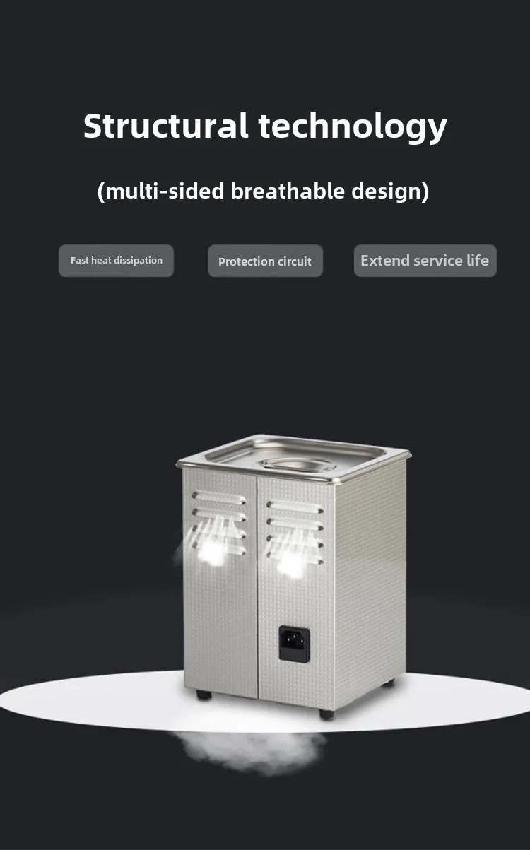 30L kleine Ultraschall-Industrie-Reinigungsmaschine Labor 304 Edelstahl Ultraschall-Reinigungsmaschine Haushalt Zuhause – Detail 6