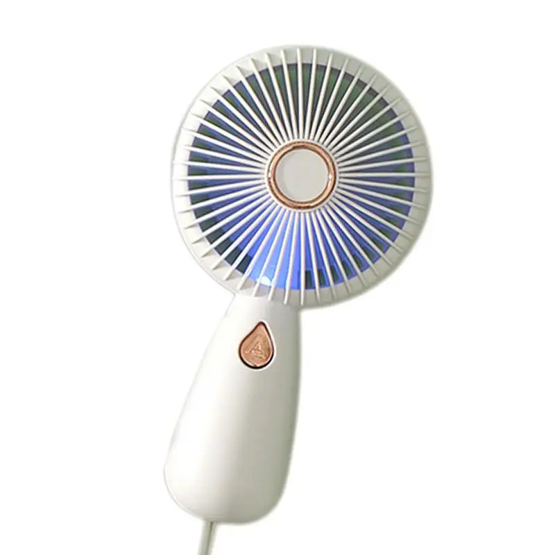 Handheld Mini Fan Portable USB Charging Creative Small Fans Colorful Light Pocket Hand-held Fan For Outdoors