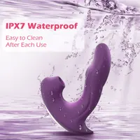 Kushor 3-in-1-Klitoris-Saugvibrator für Frauen, Stimulation der Klitoris, G-Punkt-Massagegerät, vibrierender Dildo, Sexspielzeug für Erwachsene, weiblich 5