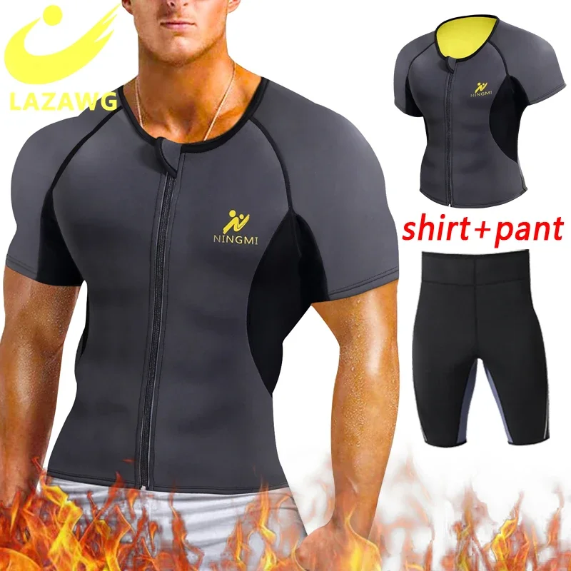 T-shirt De Sudation NINGMI - Vêtement Amincissant Homme Pour Sport Et Sauna