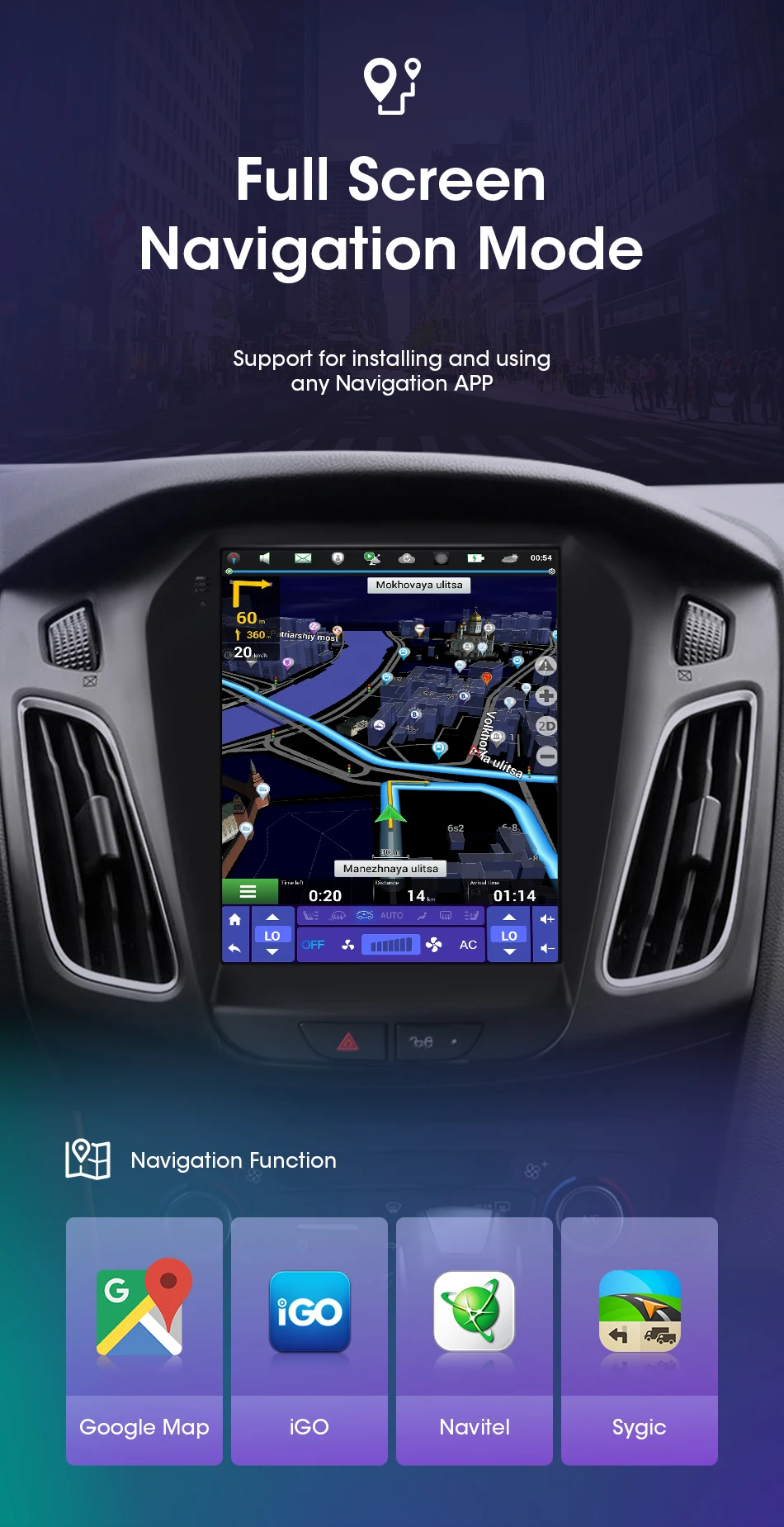 Carplay-Bildschirm Android Auto für Ford Focus 3 Mk 3 2011-2019 Autoradio UIS7865 Multimedia-Player Stereo 4G+WIFI Haupteinheit FM AM – Detail 11