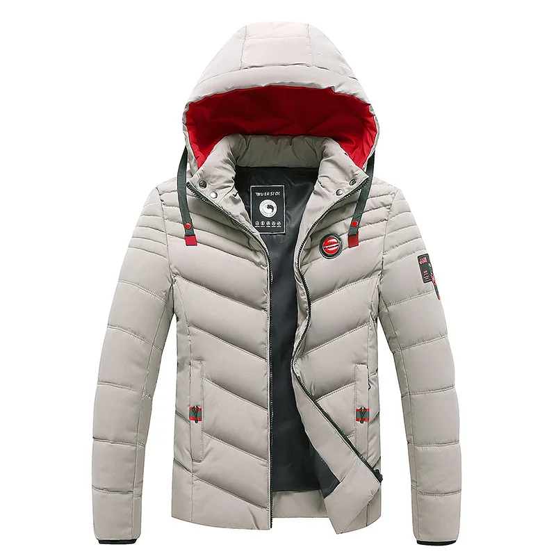 Waterproof Windbreaker Men's Knitted Coat Cold Jackets Outdoor Clothing Sports Sweat-shirts Down Light Custom Mens Coats Autumn