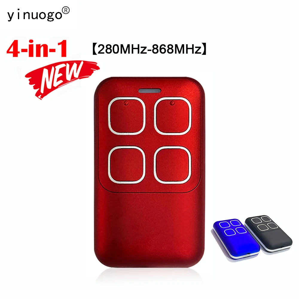 4 in 1 Garage Door Remote Control 280MHz 868MHz MultiFrequency Gate