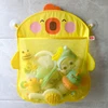 Baby Bath Toys Cute Duck Mesh Net Toy Storage Bag Strong With Suction Cups Bath Game Bag Bathroom Organizer Water Toys For Kids 1