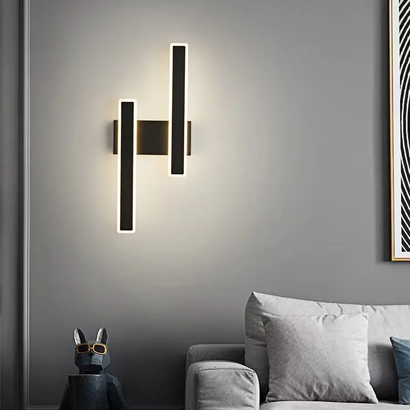 

Modern LED Wall Lamp For Living Room Background Bathroom Bedroom Bedside Wall Lights Home Decor Indoor Sconce Lighting Fixture