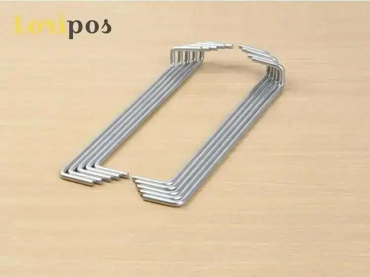 10 paare/los Premintehdw Küche Schrank Schrank Tür Platte Probe Bord Halter Lager Display Rack Display Halterung Chrom Pol – Detail 4