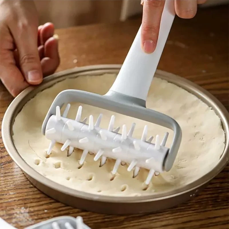 Pizza Dough Docker Roller-PP Dough Perforation Tool for Baking Pizza, Bread,Cookies-Must-Have Baking Accessory kitchen gadgets