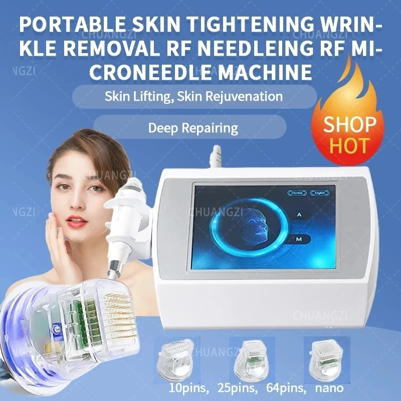 Portable Screen Microneedling Beauty Instrument Microneedling Facelift
