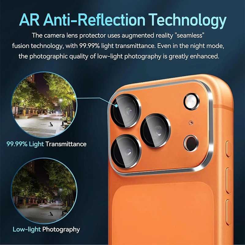 5Pcs Camera Lens Protector Glass For iPhone 15 14 13 12 11 16 17 Pro Max Mini Camera Protective Glass Film For iPhone 16 15 Plus 5