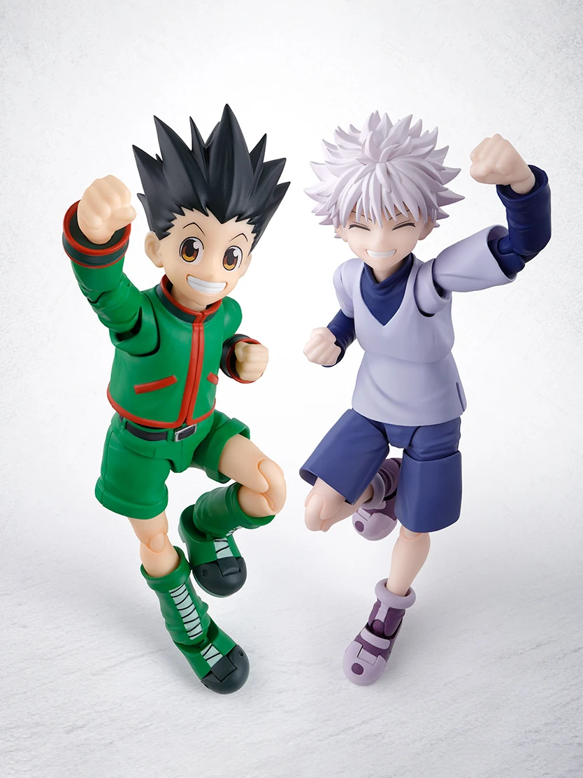HUNTER x HUNTER フィギュア GON & KILUA A/B BANDAI Hunter X Hunter S.H.Figuarts Killua Zaoldyeck & GON FREECSS