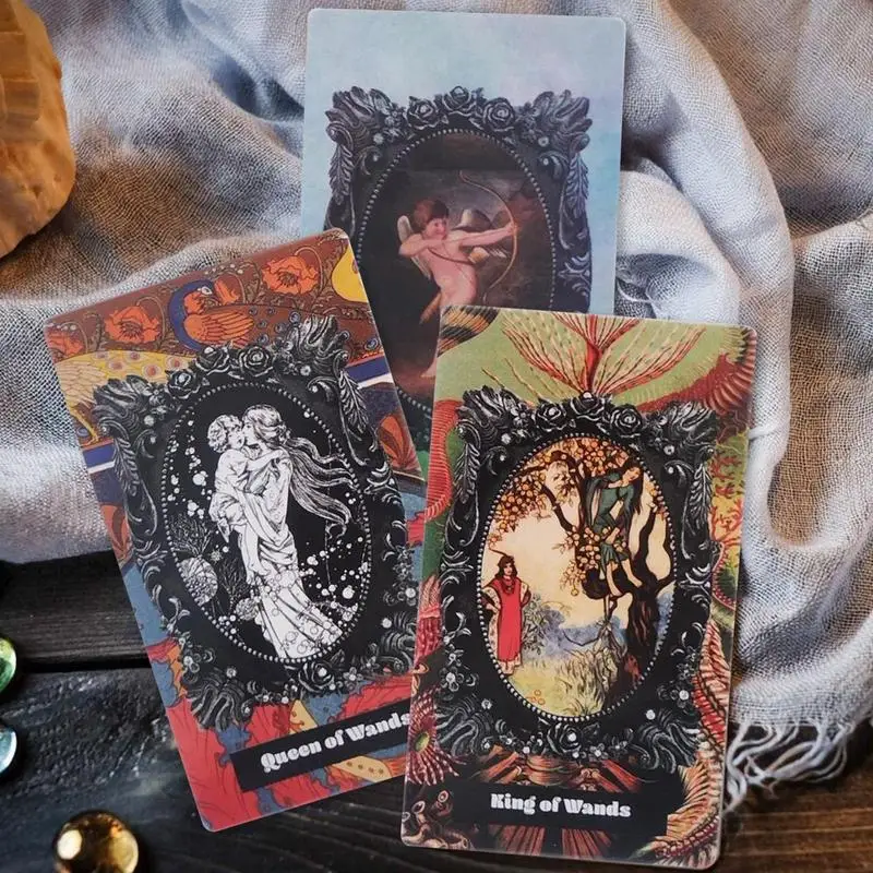Seawitch Tarot 78pcs English Oracle Card Party Game Mysterious Divination Deck Family Friend Game Party Favor Gift Tarot Card 5