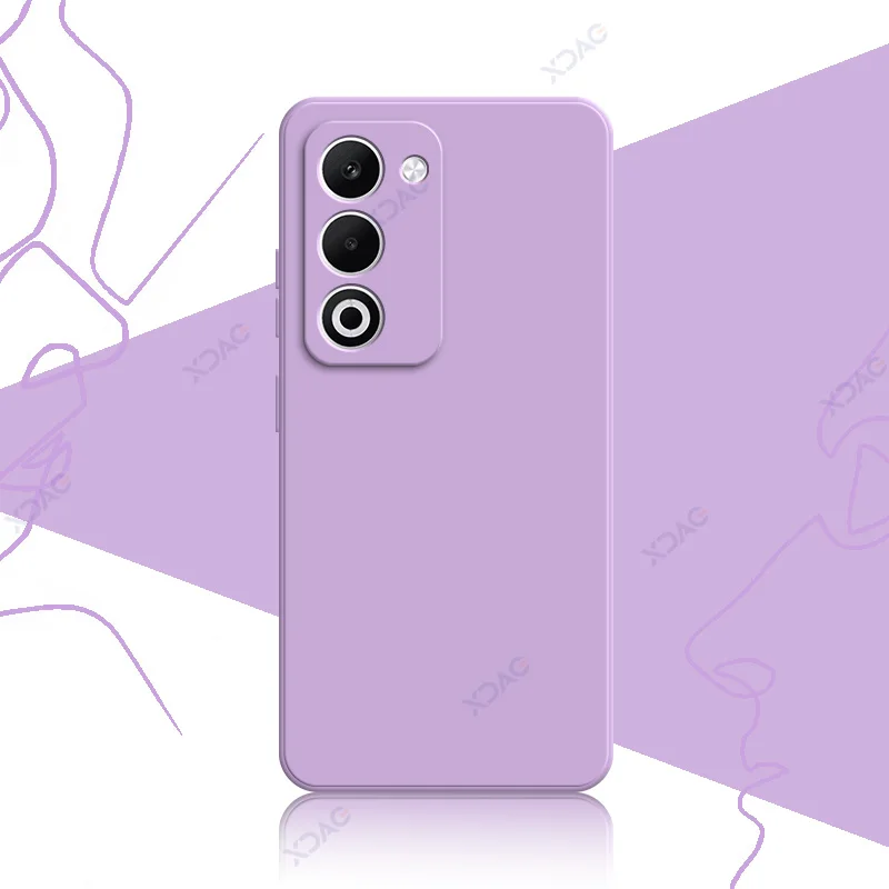 Luxury Dual Liner Protective Case - Full Shockproof Square Liquid Silicon Phone Cover