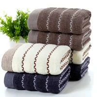 Cotton Bamboo Fiber Bath Face Towels Set Bathroom Super Soft Breathable Bamboo Hand Towel Home Bathroom Washcloth for Adults 1