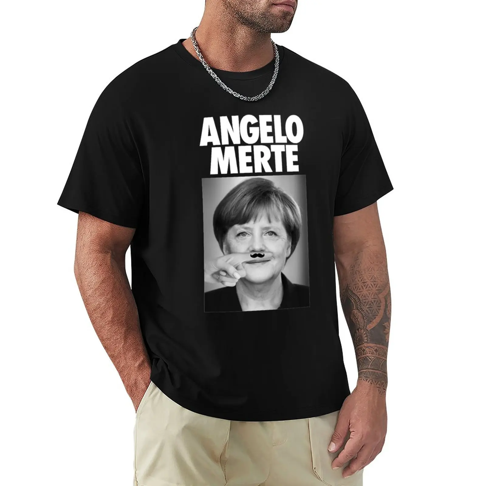 

Angelo Merte T-Shirt summer tops korean fashion plain t shirts men