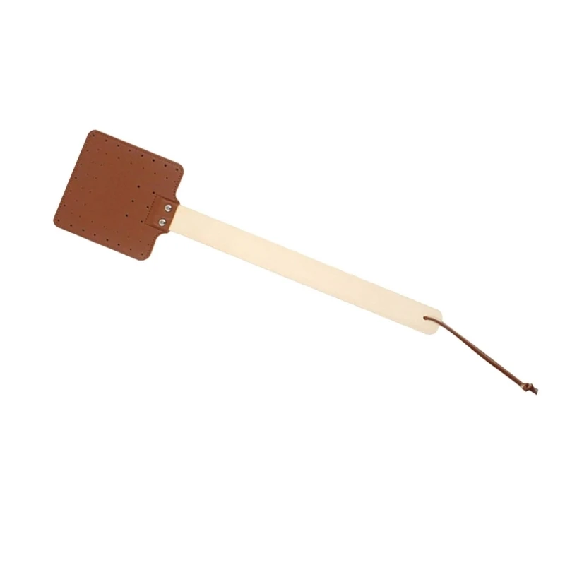 PU Leather Fly Swatters with Handle and Head for Indoor and Outdoor Use fly swatter