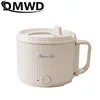 Electric Cooking Pot Multifunction Rice Cooker Mini Portable 1.6L Instant Noodles Fast Food Pot Porridge Soup Hot Pot Frying Pan 5