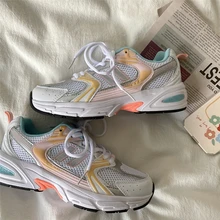  Womens Sneakers Casual Shoes Ladies Running Shoes Female Platform Shoes Mesh Breathable Comfort Women Sport Shoes Tennis White 