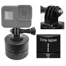 

Time-lapse Gimbal Action Camera 360-degree Rotation 60 Minutes Delay Automatic Rotation Gimbal For Hero/9/8/5 Timer