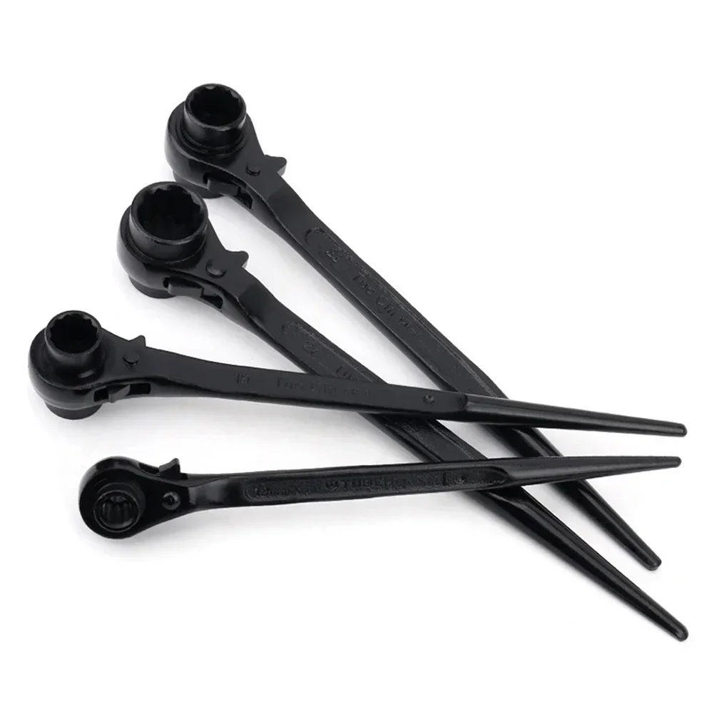 30–32 mm Ratschen-Podger-Schraubenschlüssel, Schnellspanner, Podger Bar, schwarz, doppelseitiger Sockel, Ratschen-Podger, Gerüst-Spud-Schlüssel – Detail 1