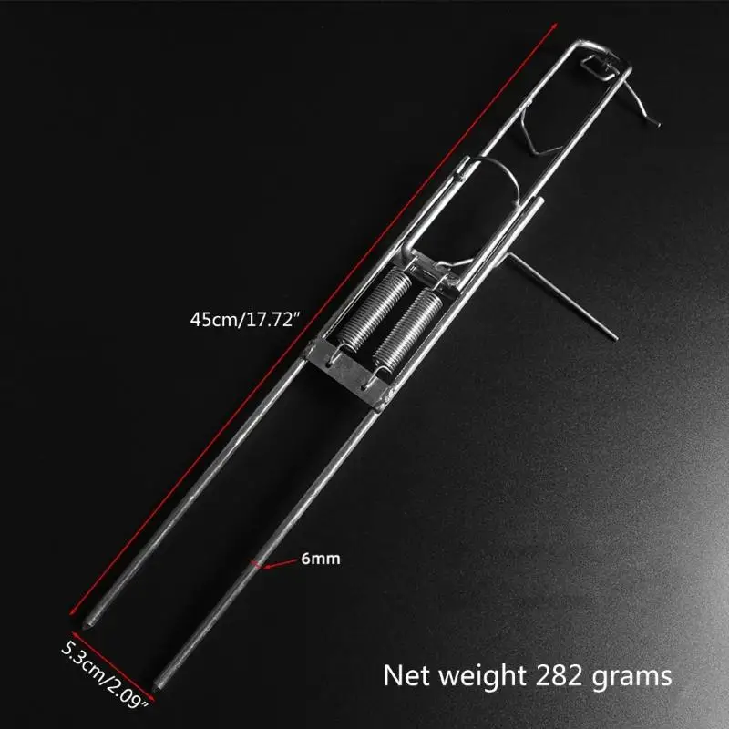 Fishing Rod Stand Rack Folding Automatic Double Spring Angles Fishing Rod Holder Rack Ground Support Bracket