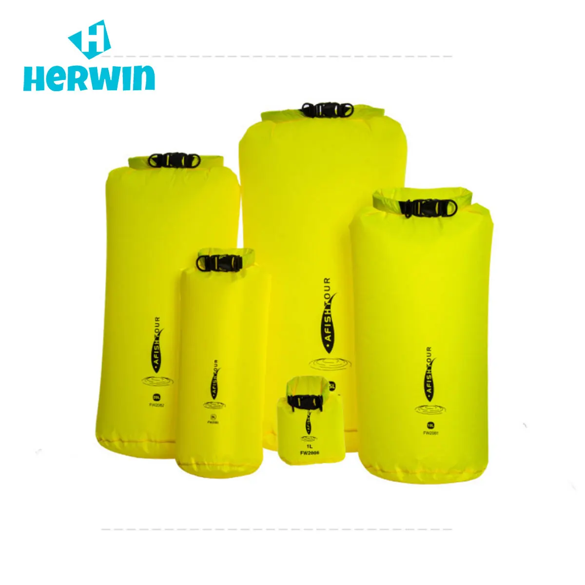 

1L-35L Portable Waterproof Dry Bags Outdoor Multifunction Rafting Diving Bag Sack Nylon River Trekking Swimming Storage