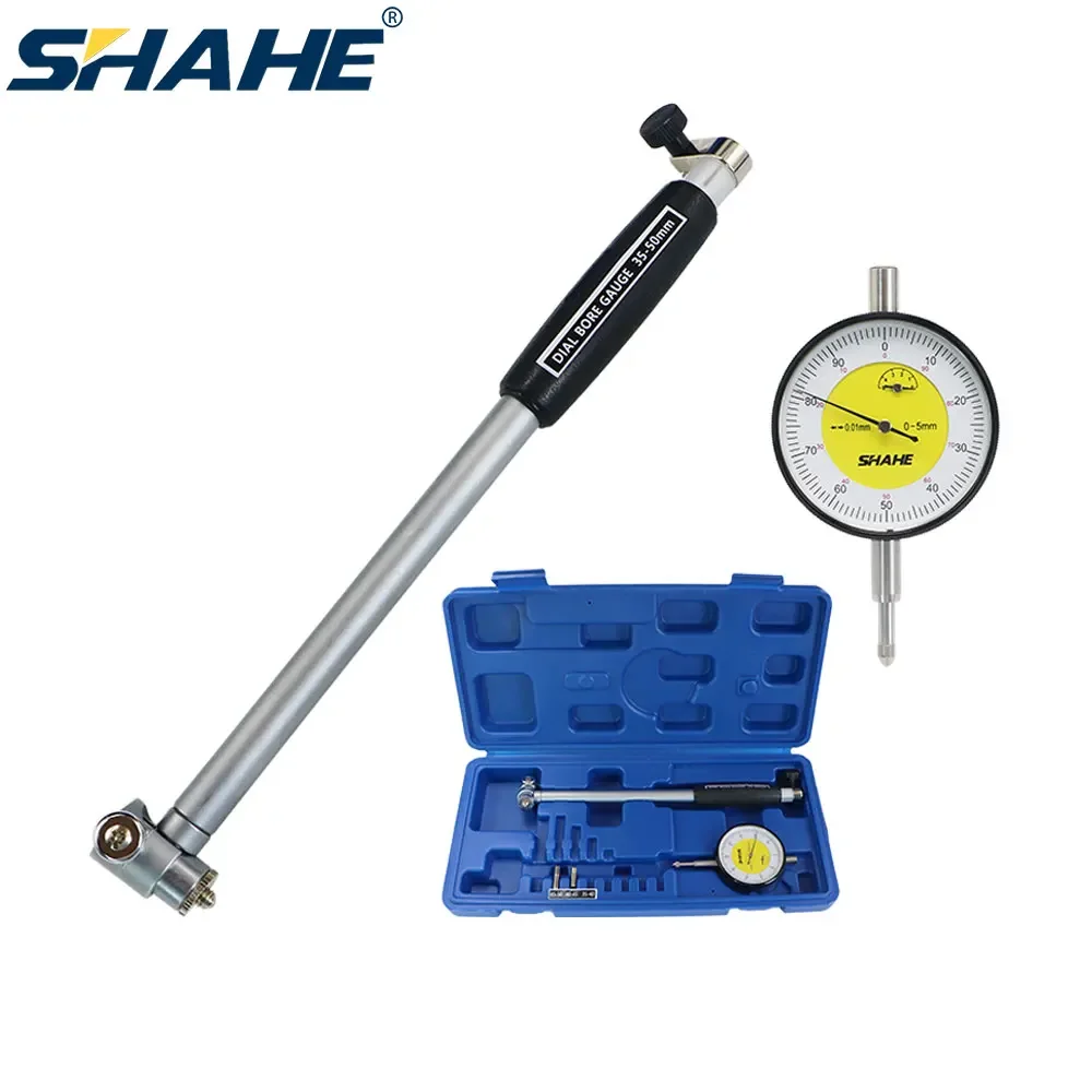 

SHAHE 35-50mm 0.01mm Dial Bore Gauge Center Ring Dial Indicator Hole Diameter Micrometer Gauges Inside Diameter Measuring Tools