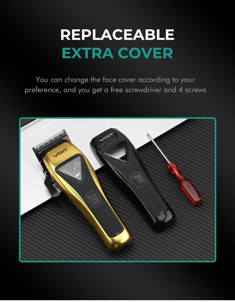 VGR V-015 Hair Clipper in Use