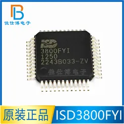 LQFP48 – patch original 3800, puce vocale intelligente, ISD3800 