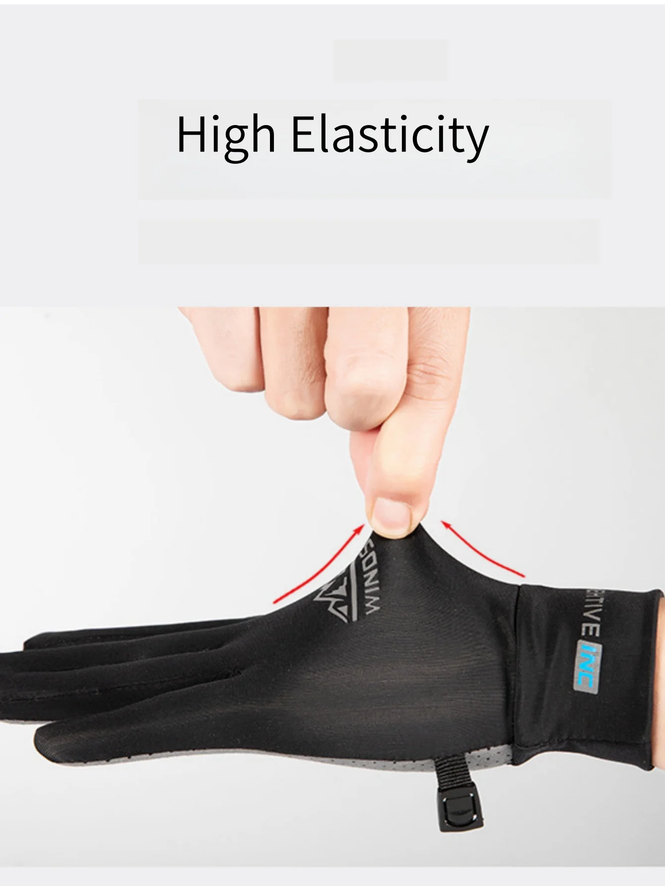 Cycling  Full Finger Gloves ebike Ice Silk Sunscreen Breathable Non-slip Shockproof guantes ciclismo Fishing gloves 4