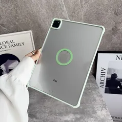 Magnetic Suction Ring Case with Acrylic Cover for iPad Pro12.9 3th2018 (Green)