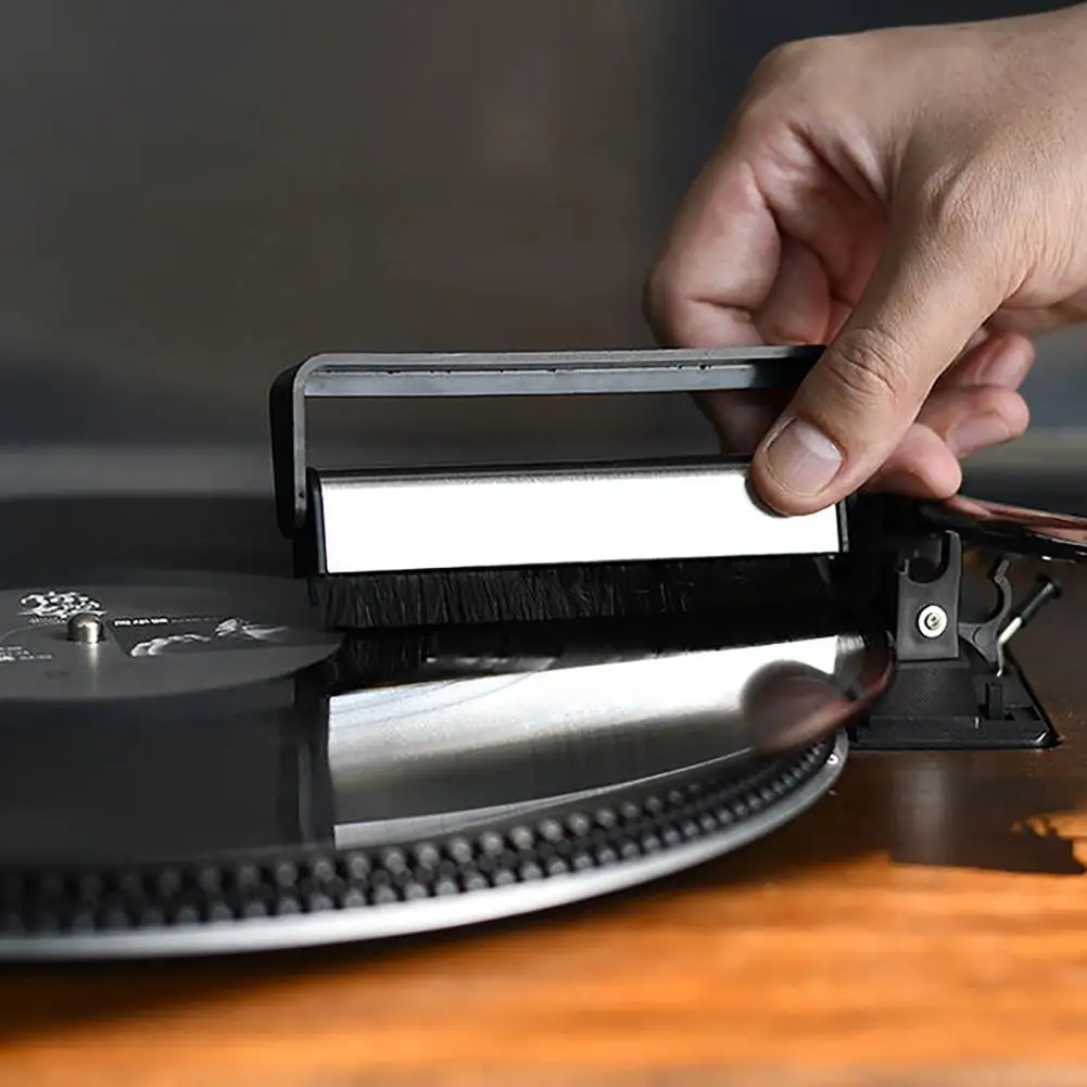 Vinyl Record Cleaning Brush Carbon Fiber Anti-static Cleaning Turntables Phonograph DJ Phono Equipment Accessories