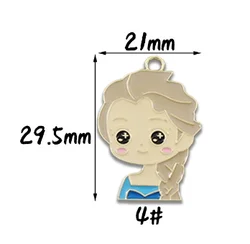 Set of 10 Colorful Cartoon Enamel Charms for Jewelry Making and DIY Projects (7)
