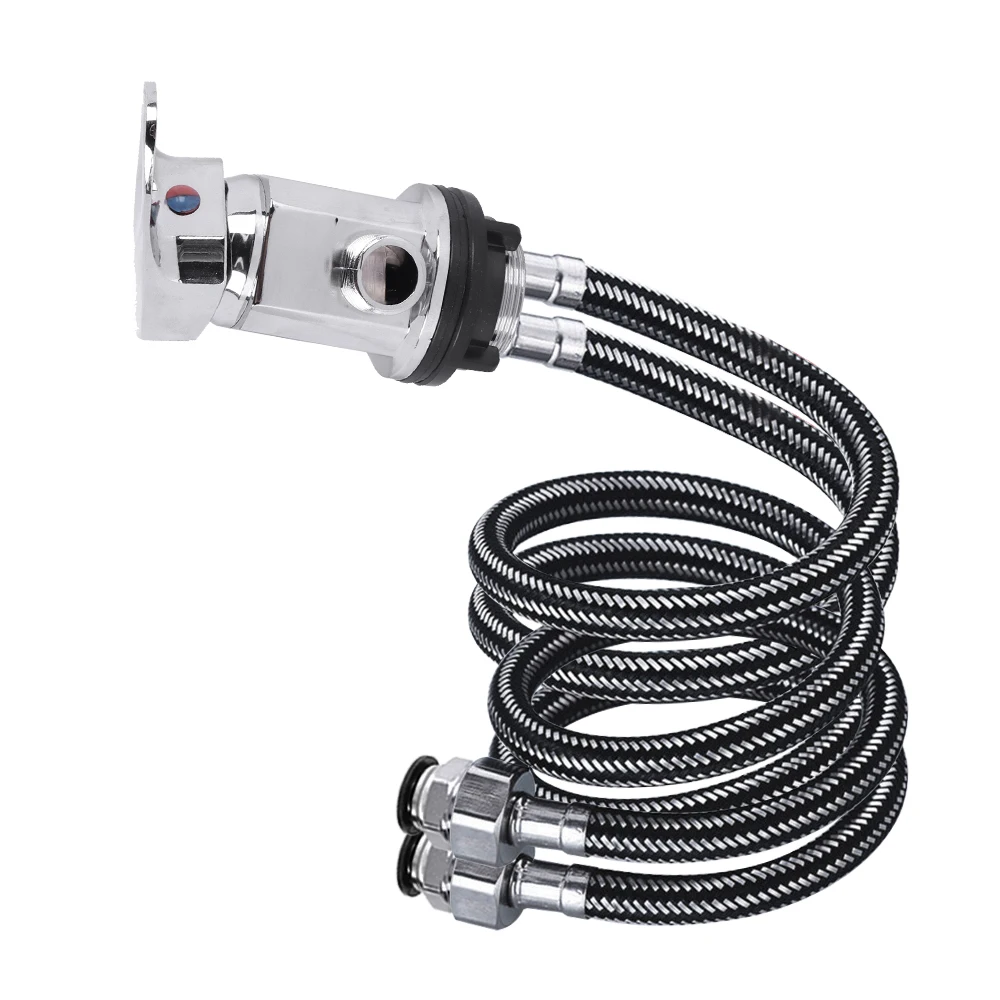 Chrome Caravan Motorhome Campervan Shower Mixer Tap Outlet 1/2" With