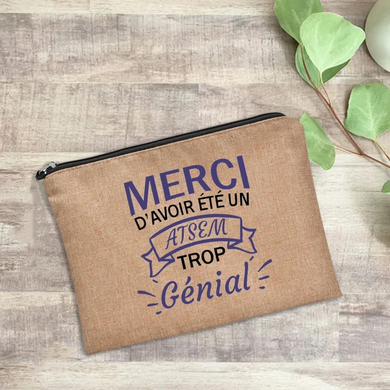 Super Atsem Cosmetic Bags Bachelorette Makeup Bag Toiletries Organizer Pouch Purses Back To School Teacher Gifts Make Up Bag 5
