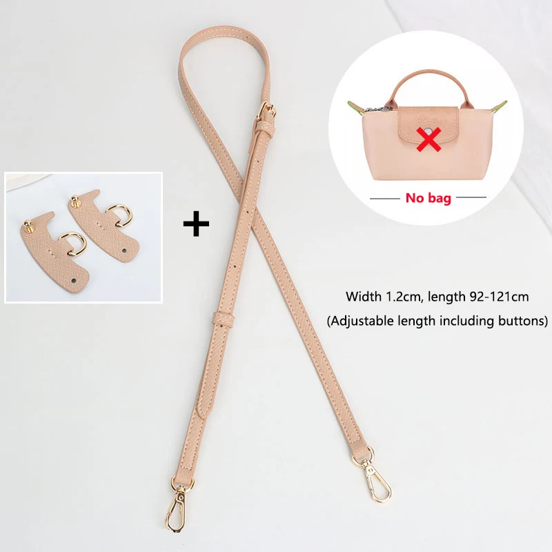 Genuine Leather Shoulder Strap Set for Crossbody Bag Transformation