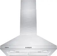 30 inch Wall Mount 450  Ductless Range Hood Vent for Kitchen Hood in Stainless Steel 1