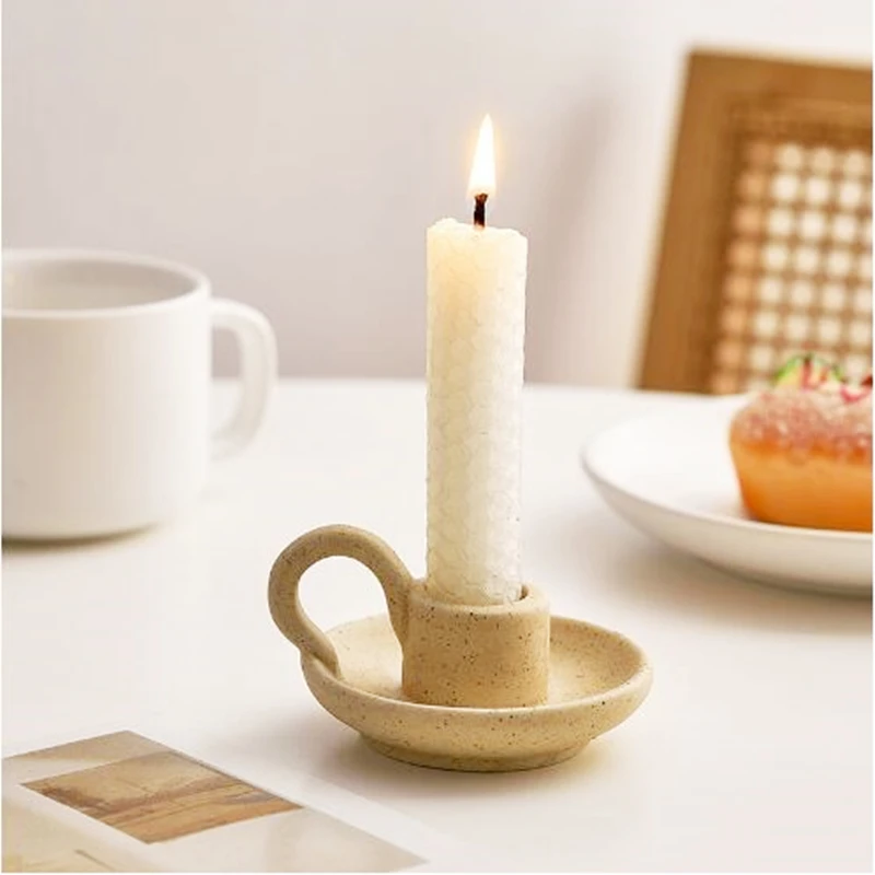 Ceramic Nordic Candle Holder Candle Ceramic Candlestick Holders