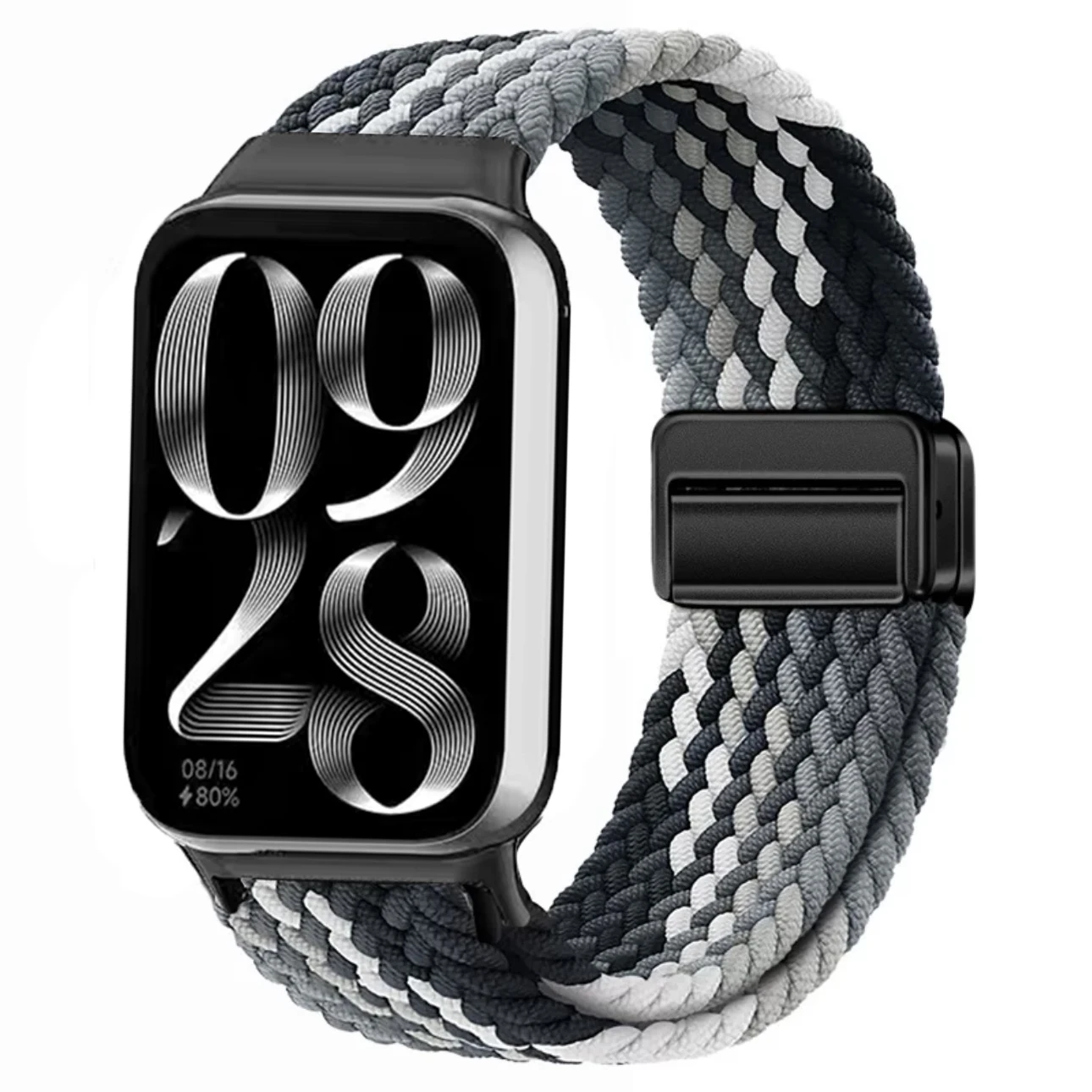 Nylon Braided Magnetic Smartwatch Strap Bracelet Accessory