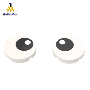 하이테크 조립 조각 14769 PR1003 (큰 눈 패턴, 2x2) 브릭, 빌딩 블록 교체 가능한 부품, 장난감 선물, 10 개