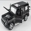 1:32 Alloy Mercedes Benz G65 Suv Pull Back Diecast Car Model With Sound Light Birthday Gift Toy For Children Hot Wheels 5