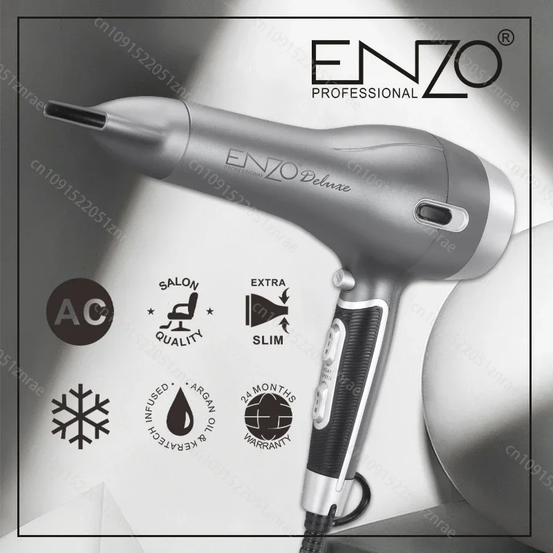 ENZO Professional Hair Dryer Hair Care Styling Tools Constant Temperature Quick Dry for Salon/Barber Powerful Wind Blow Dryer 3