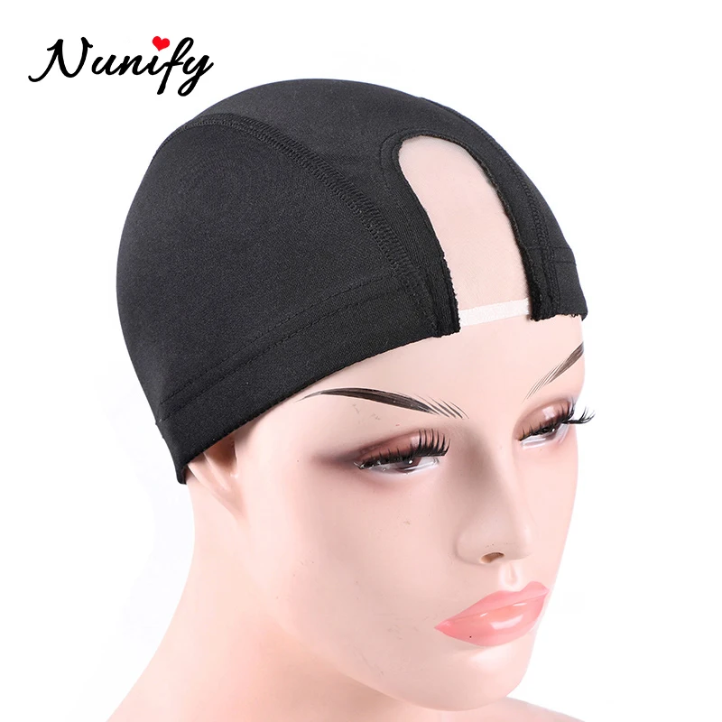 Nunify Wig Making Tools Dome Cap With Elastic Net Breathable Wig Cap For  Making Wigs Black Wig Net Comfortable Soft U Part Caps - AliExpress