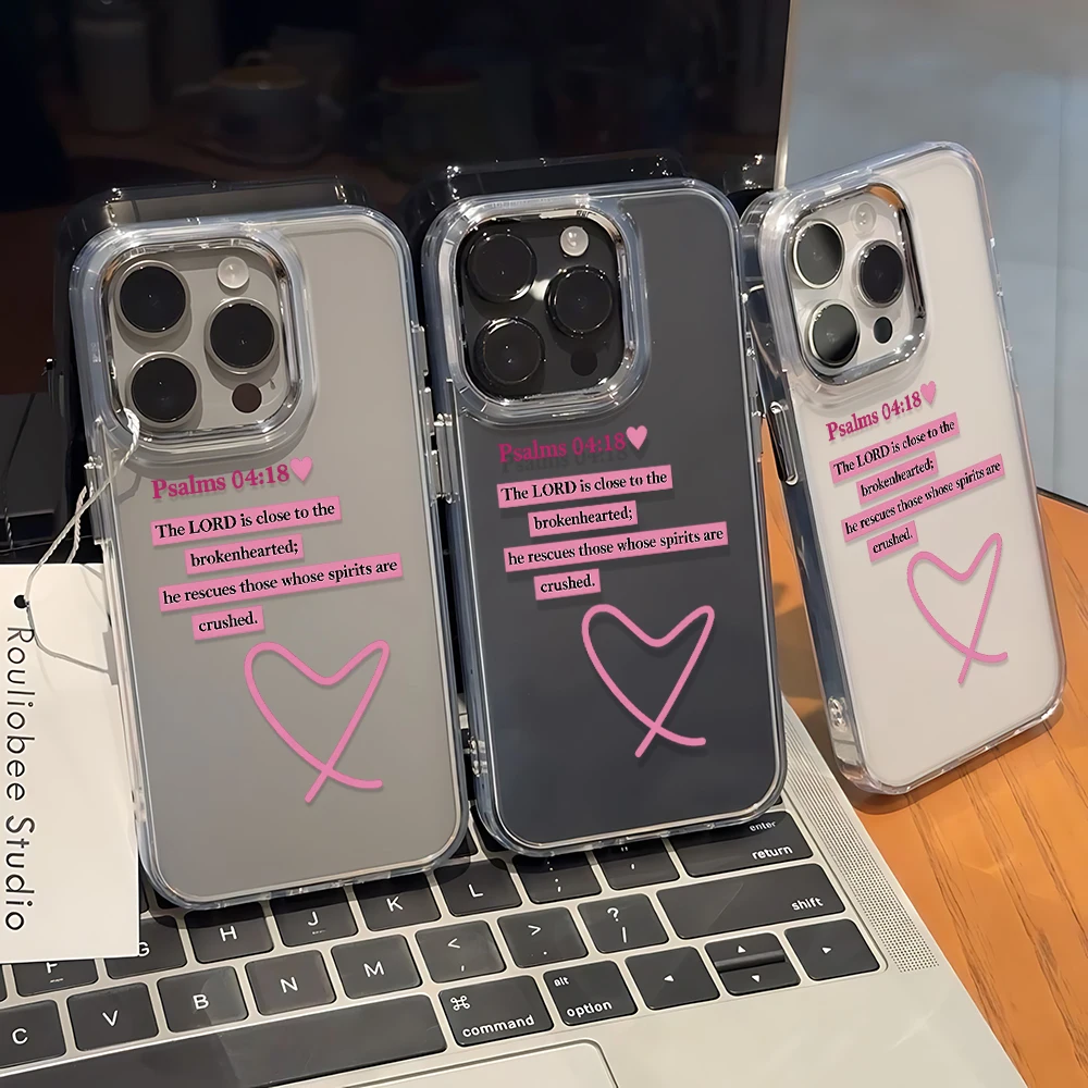 Inspirational Bible Verse Dustproof Protective Phone Case